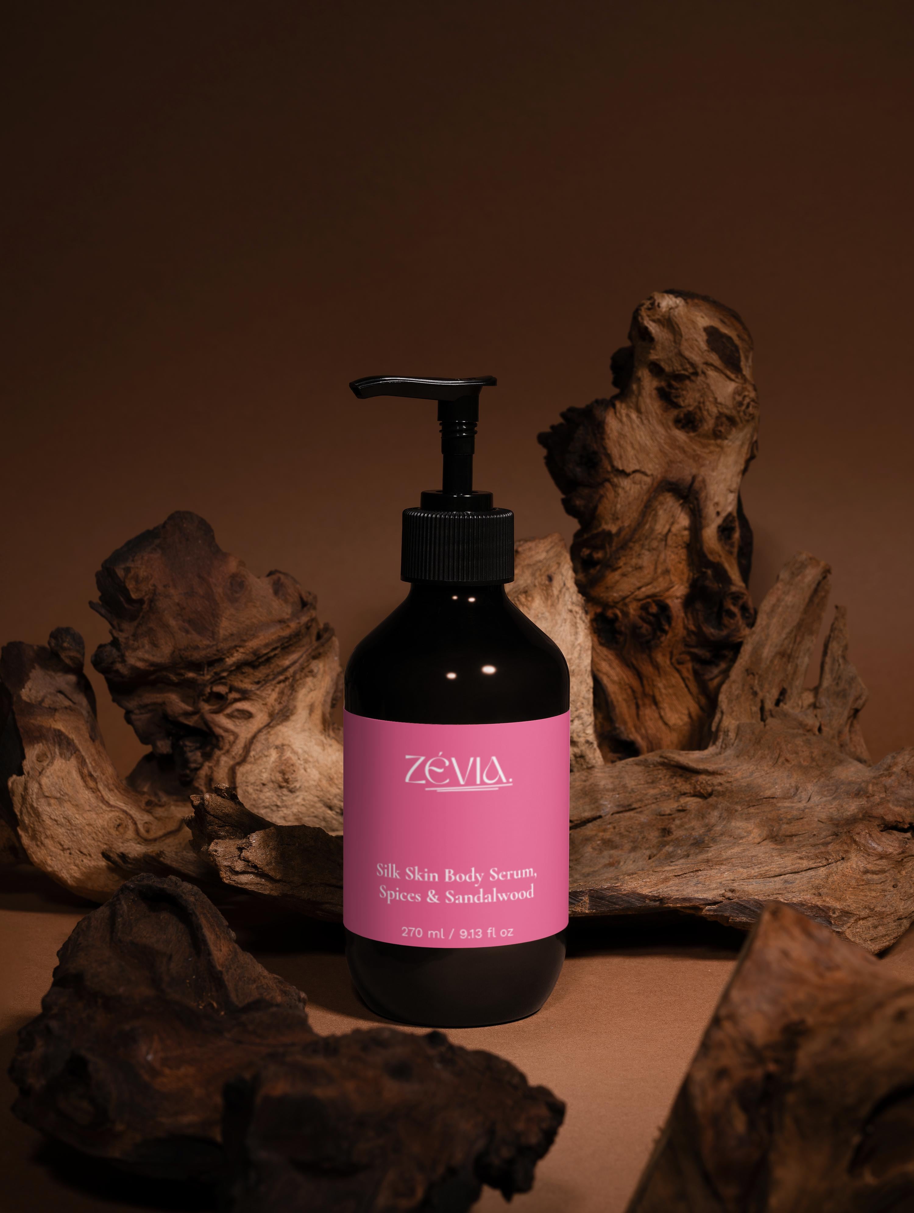 Silk Skin Body Serum, Spices & Sandalwood