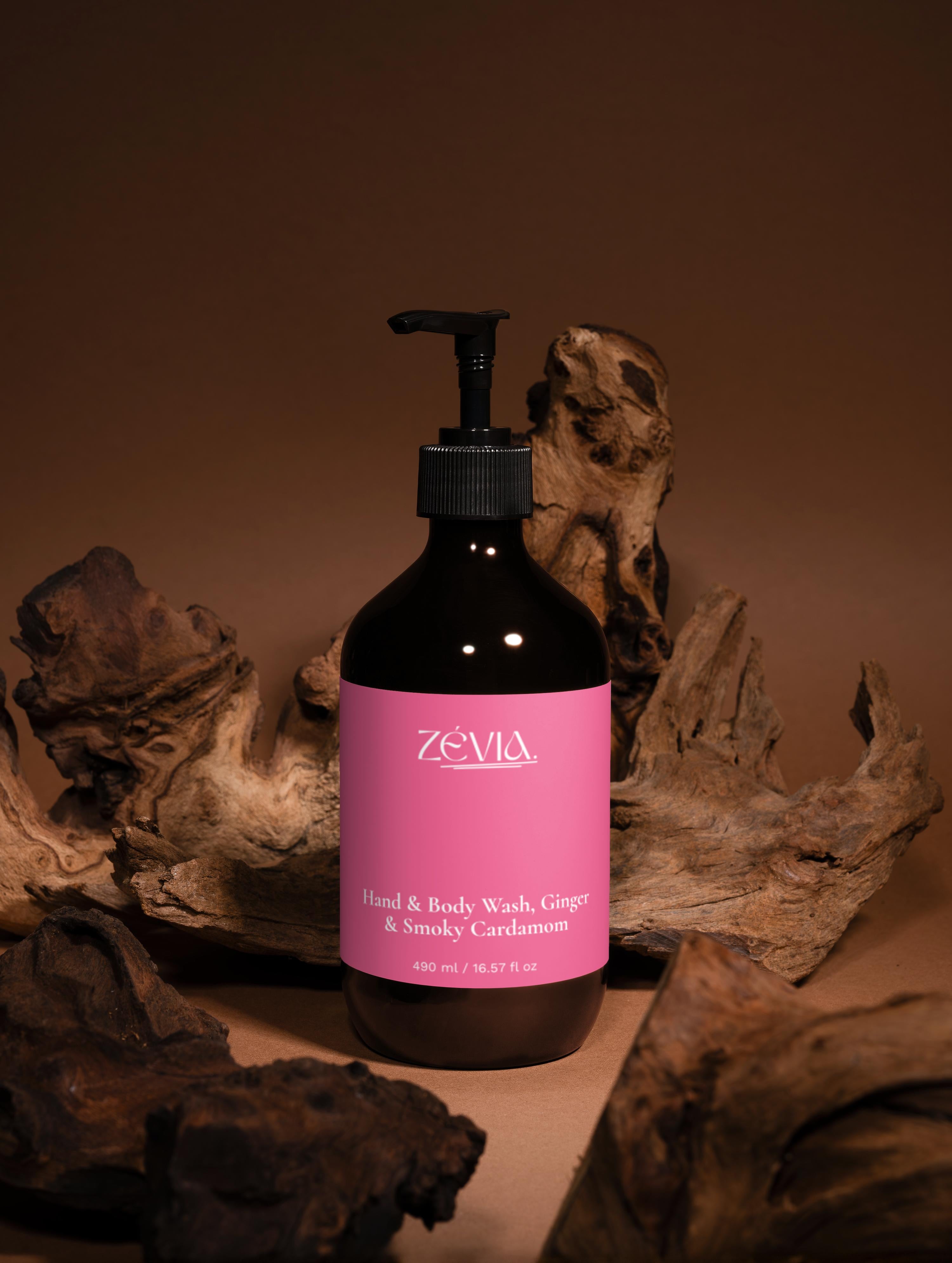 Hand & Body Wash, Ginger & Smoky Cardamom
