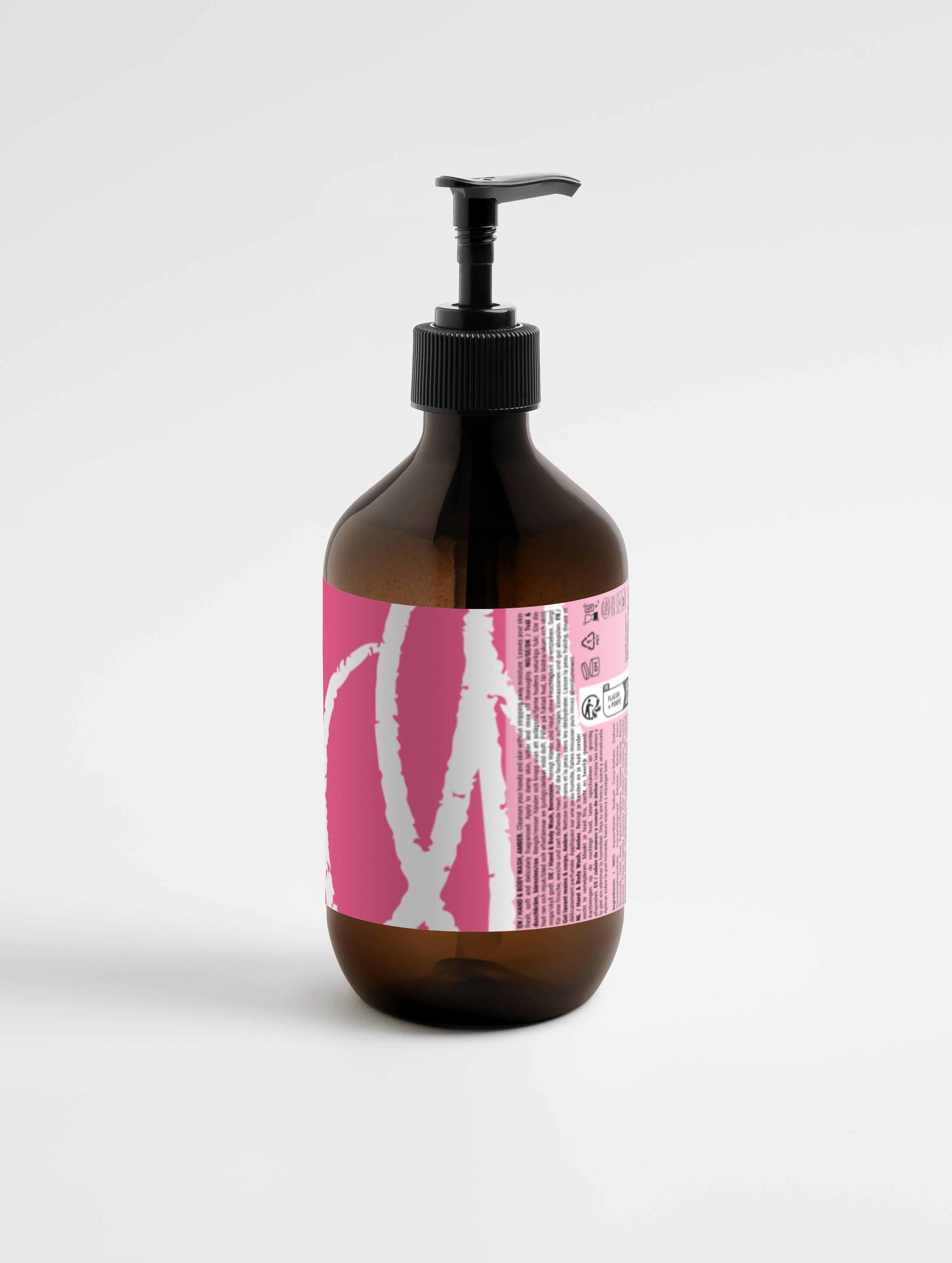 Hand & Body Wash, Patchouli & Amber Vanilla